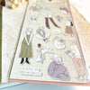 Casual Girls Journal Deco Sticker Sheet