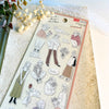 Casual Girls Journal Deco Sticker Sheet