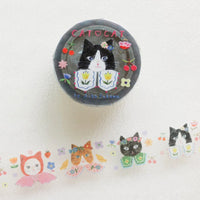 Cozyca x Aiko Fukawa - CAT CAT | Clear Washi Tape