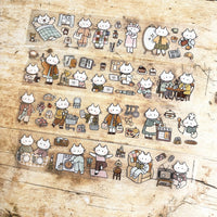 Miso Paper x Cat Collage Club - DAY IN THE LIFE | Kiss-Cut PET Tape