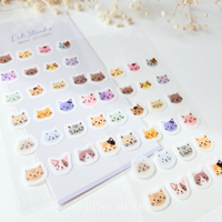Girl of All Work - Cats L’il Sticks Washi Stickers