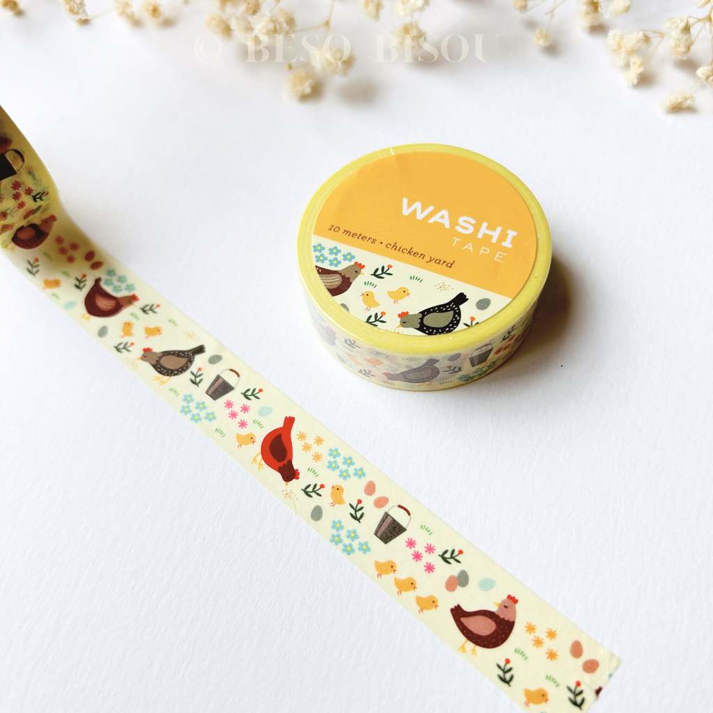 Girl of All Work - HENS & CHICKS | Washi Tape – Beso Bisou