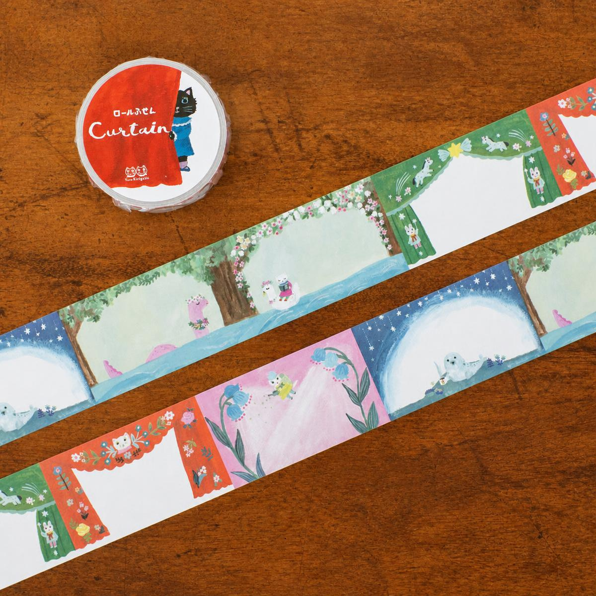 Tegamisha - YUMI KITAGISHI CURTAIN | Roll Sticky Notes