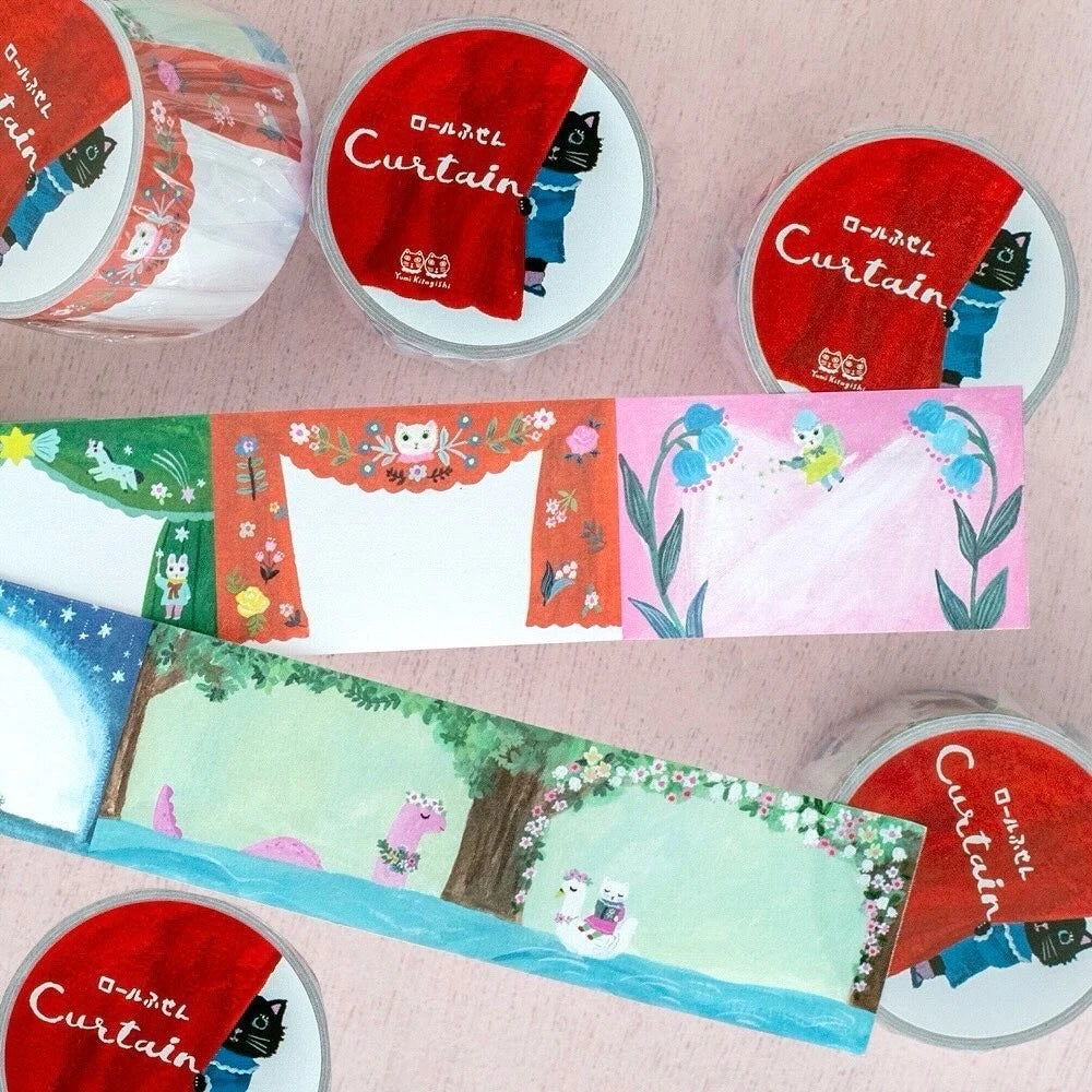 Tegamisha - YUMI KITAGISHI CURTAIN | Roll Sticky Notes