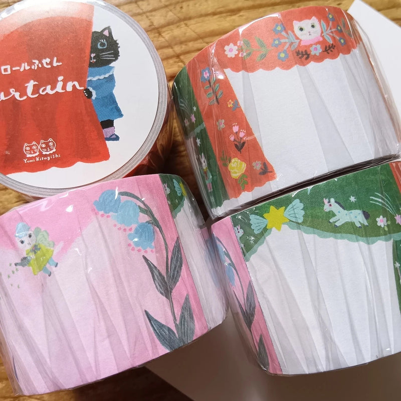 Tegamisha - YUMI KITAGISHI CURTAIN | Roll Sticky Notes