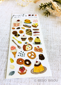 Mind Wave - Desserts Painting Sticker