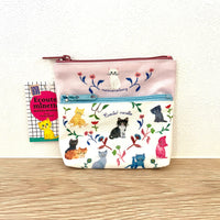 Marcs - MINETTE CATS & FLOWERS | Zipper Pouch