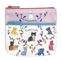 Marcs - MINETTE CATS & FLOWERS | Zipper Pouch