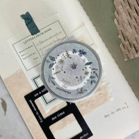 Pion - "Enjoy the Moment" Watercolor Flowers PET Tape (Sample Loop)
