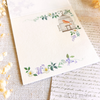 Nuku - Forest Animals Washi Paper Memo Pad "The Nightingale"
