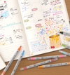 Kuretake - Zig Twin Tip Clean Color Marker F, 12 Colors