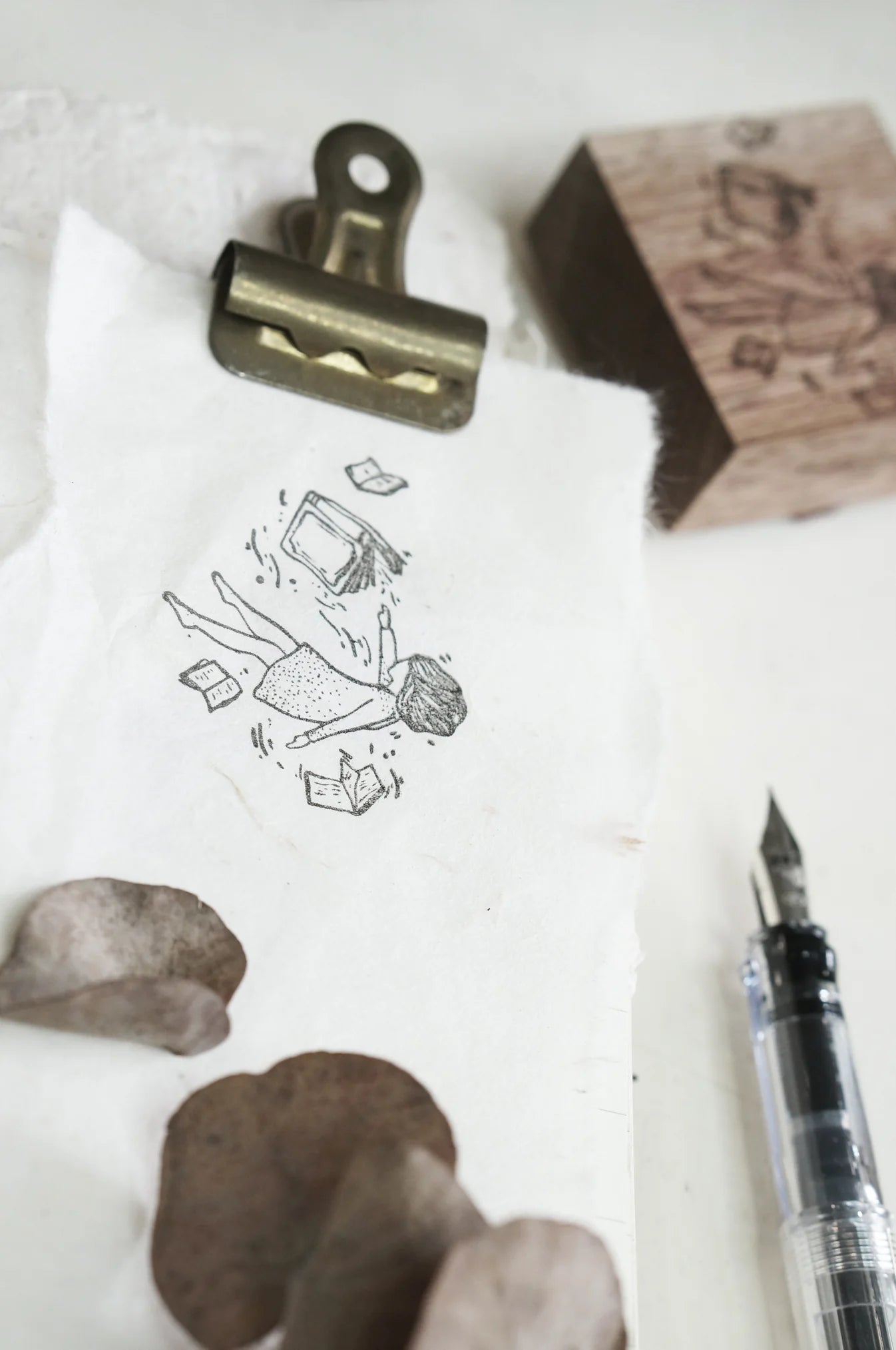 Black Milk Project - FLOATING STORIES ("PAGES OF ME" Series) | Rubber Stamp