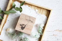 Black Milk Project - "Flying Book" Rubber Stamp