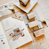 PensPaperPlanner - Food, Stationery & Money Rubber Stamp Series