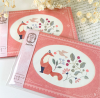 Fox Mini Greeting Notecard Set