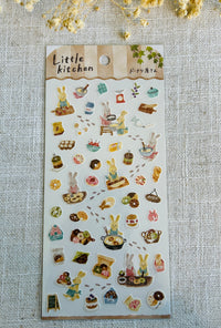 Mind Wave - Rabbits in the Little Kitchen Stickers