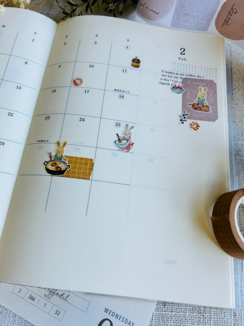 Mind Wave - Rabbits in the Little Kitchen Stickers