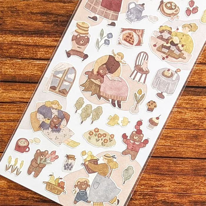 Mind Wave - GIRL & ANIMAL FRIENDS | Stickers