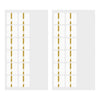 Midori Chiratto Removable Large Index Tabs - Numbered Gold