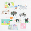 Cozyca x Aiko Fukawa - HAPPY GARDEN | Clear Washi Tape