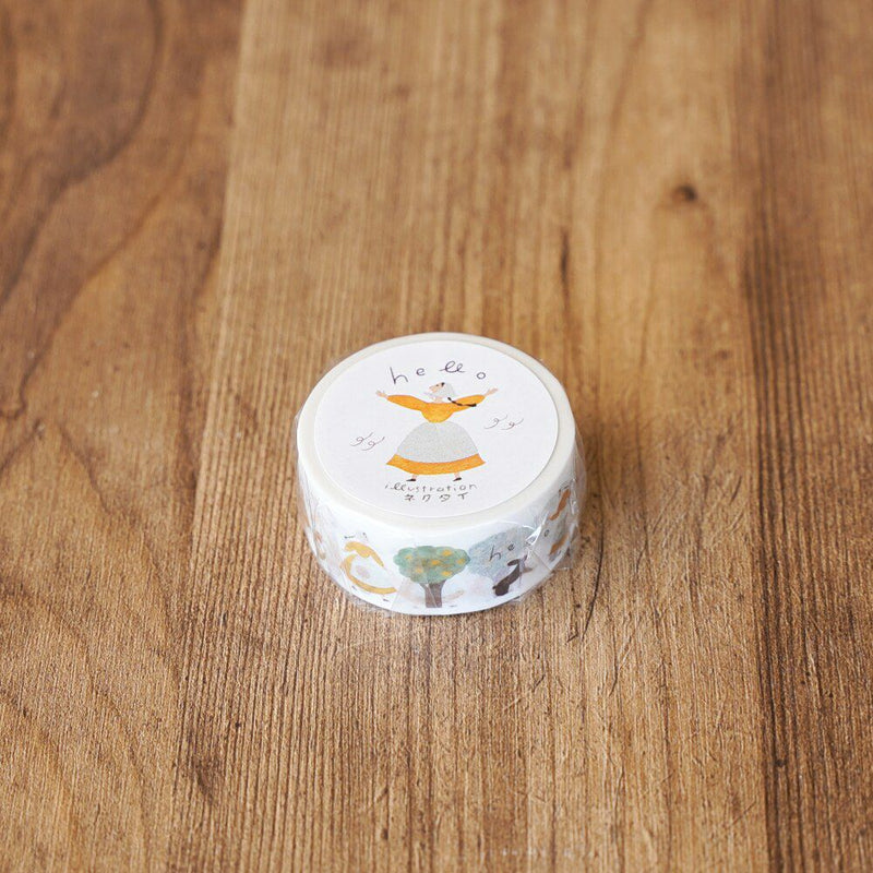 Tegamisha - HELLO by Necktie | Washi Tape