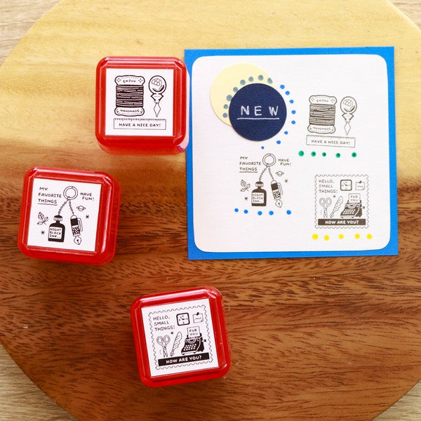 Eric Small Things x Sanby - HELLO STAMPS VOL. 1 | Self-Inking Stamp