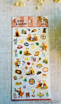 Mind Wave - Foxes in the Little Kitchen Stickers