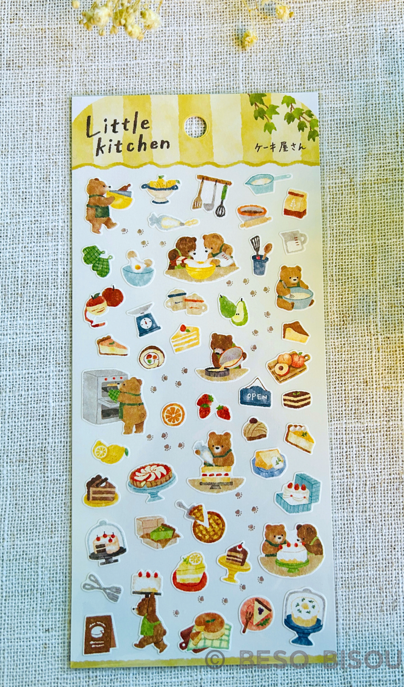 Mind Wave - Bears in the Little Kitchen Stickers