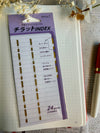 Midori Chiratto Removable Large Index Tabs - Numbered Gold