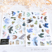 Pion - Bird Island Rub-On/Transfer Stickers (2 sheets)