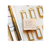 PensPaperPlanner - "Obsessed with Stationery" Rubber Stamp