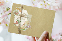 BGM - LITTLE FOREST GOLD-FOILED (PINK) | Sticker Flakes