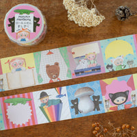 Tegamisha - WAKU WAKU GIRL & ANIMALS (Marini x Monteany) | Roll Sticky Notes