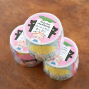 Tegamisha - WAKU WAKU GIRL & ANIMALS (Marini x Monteany) | Roll Sticky Notes