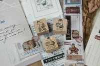 Black Milk Project - "Mini Kuma Post" Series Rubber Stamps | 3 Designs