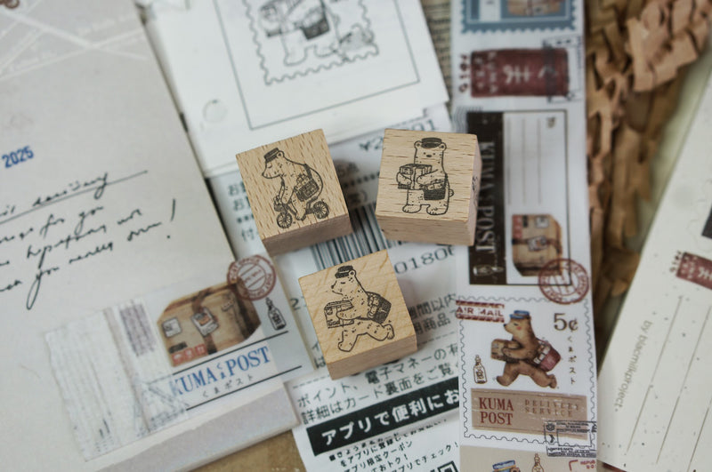 Black Milk Project - "Mini Kuma Post" Series Rubber Stamps | 3 Designs