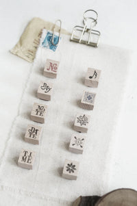 Black Milk Project - MINI PLANNER ICONS ("PAGES OF ME" Series) | Rubber Stamp