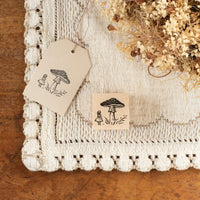 Tales On the Desk - MUSHROOM & GIRL | Rubber Stamp