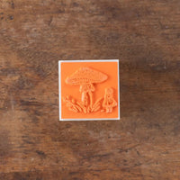 Tales On the Desk - MUSHROOM & GIRL | Rubber Stamp