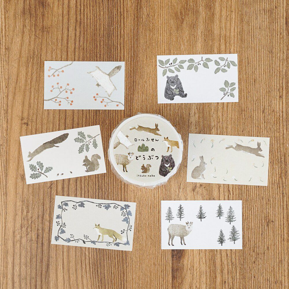Tegamisha - MOUNTAIN ANIMALS by NAKA ITSUKO | Roll Sticky Notes