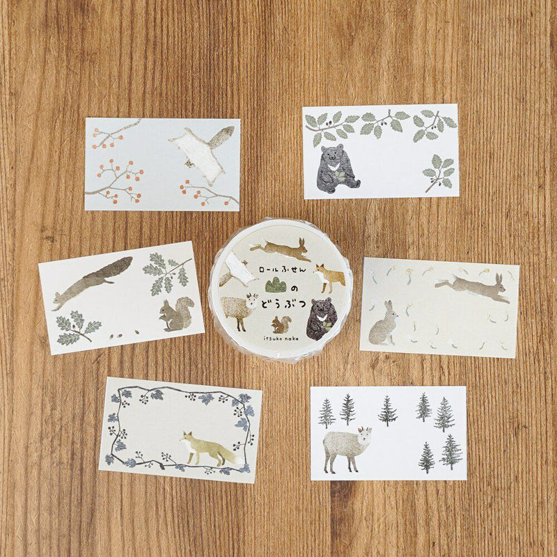 Tegamisha - MOUNTAIN ANIMALS by NAKA ITSUKO | Roll Sticky Notes