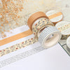 Book Pages Academia Washi Tape