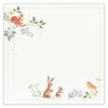 Forest Animals Washi Paper Memo Pad "The Nightingale"