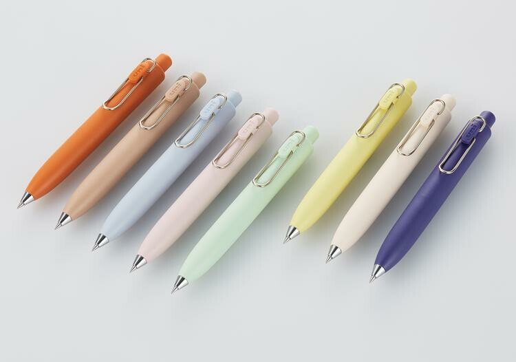 Uniball One P Gel Pen 0.38 and 0.5 mm in assorted colors