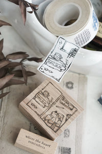 Black Milk Project - QUIET DAYS ("PAGES OF ME" Series) | Rubber Stamp