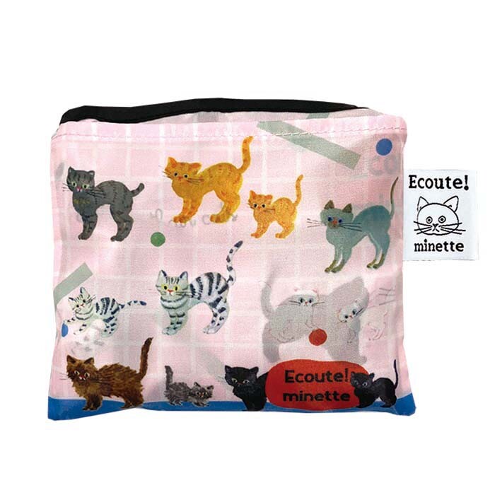 Marcs - PINK CATS TOTE | Reusable Bag