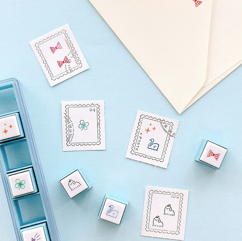 Kodomo No Kao - Pochitto "Pick" Button Stamp | Cute Things