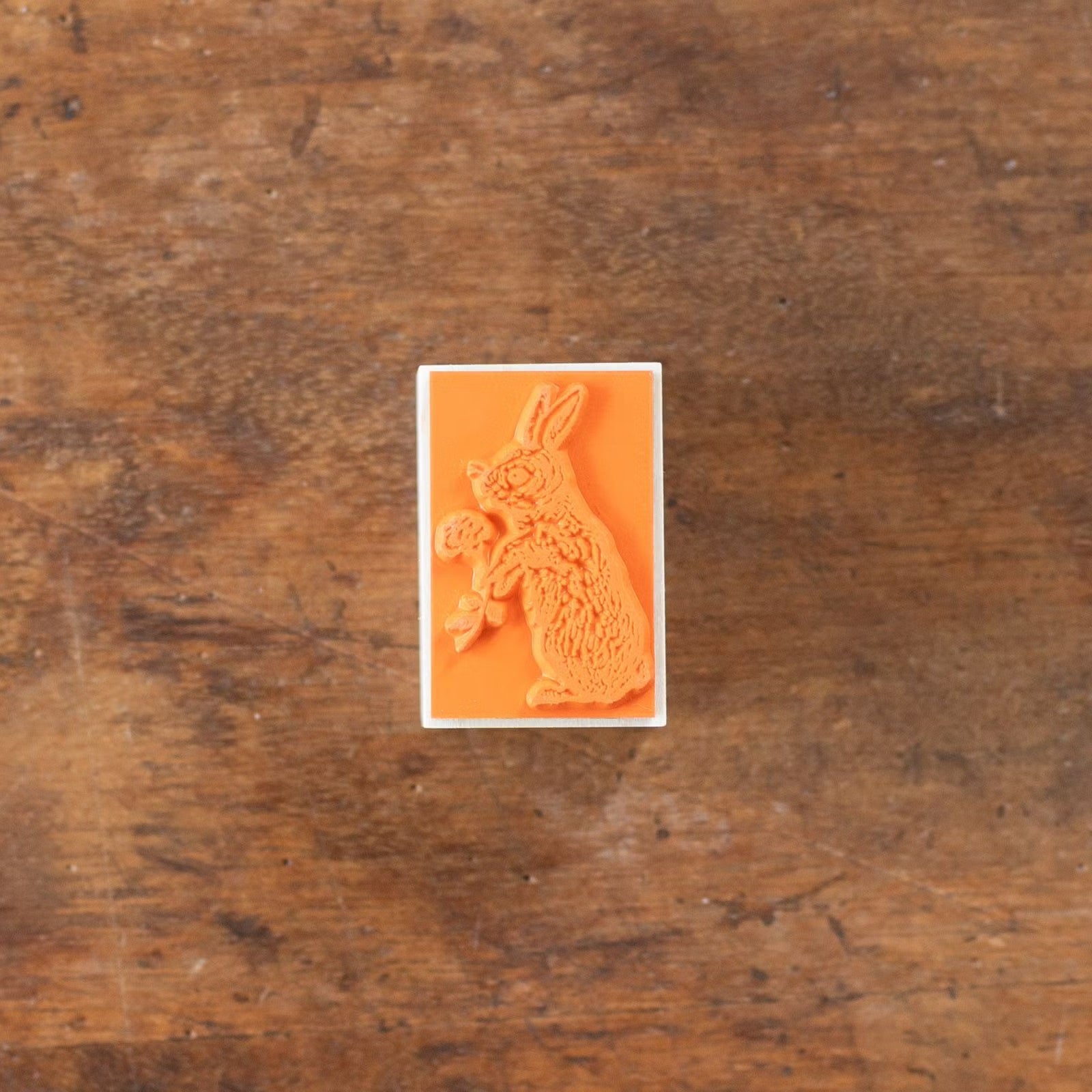 Tales On the Desk - RABBIT & FLOWER | Rubber Stamp