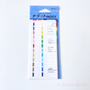 Midori MD Removable Small Index Tabs - Rainbow Unnumbered