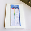 Midori Chiratto Removable Small Index Tabs - Rainbow Unnumbered